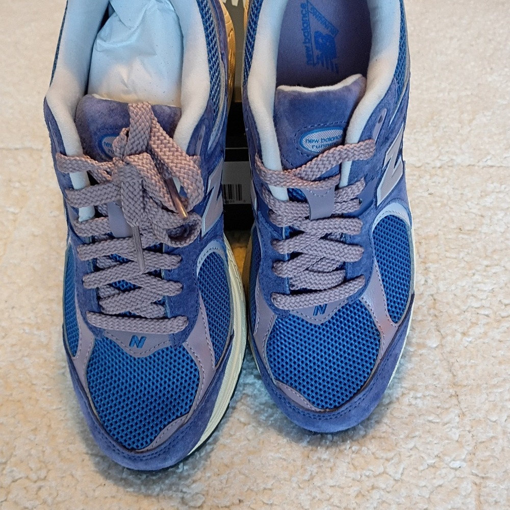 New Balance 2002R Women 8 Blue Purple Excellent Suede Mesh U2002RPA Retro Runner